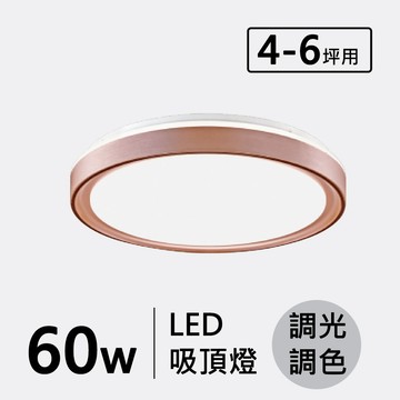LED 60W(遙控)造型吸頂燈 F132-19-32384