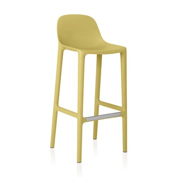 Broom Barstool 吧檯椅（奶油黃）