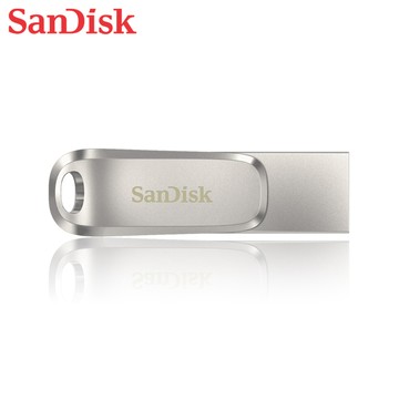 【SanDisk】Ultra Luxe 256G 銀色 TYPE-C USB 3.2 雙用 OTG 旋轉隨身碟 讀取速度 400MB/s