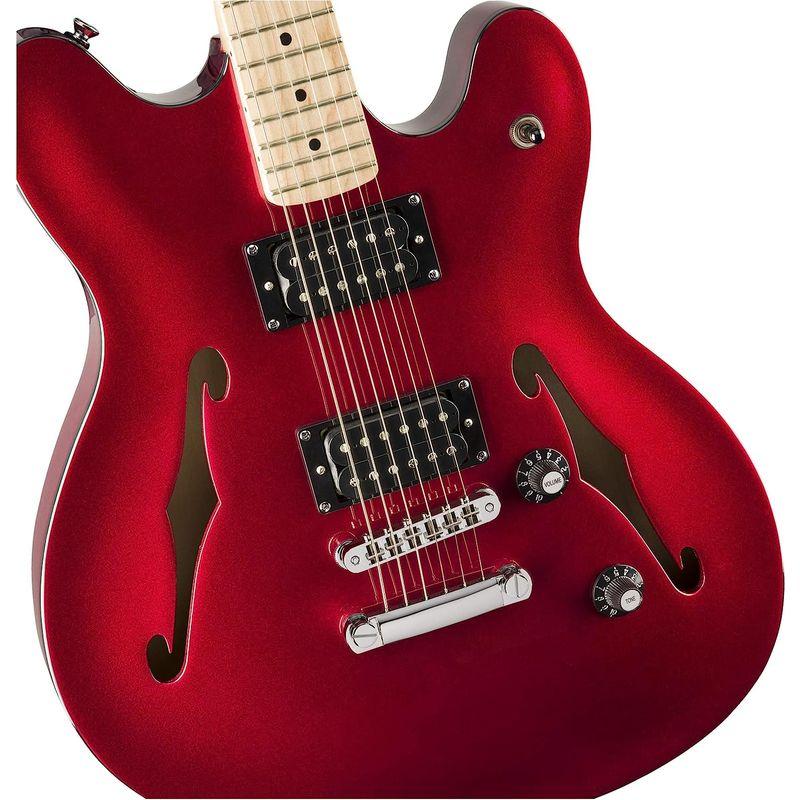 エレキギター Squier by Fender Affinity Starcaster?, Candy Apple Red ソフトケース付き