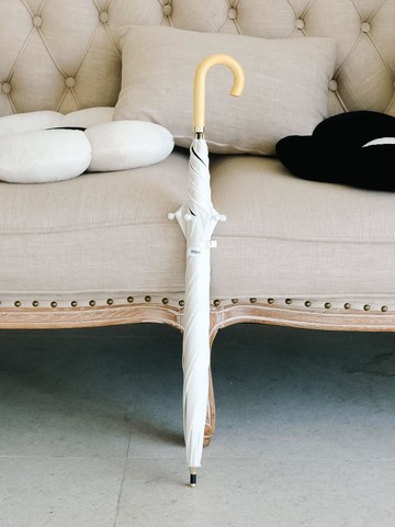 Wpc. Pearl Dome-shaped Sun-blocking Long Umbrella (81-15924-101)