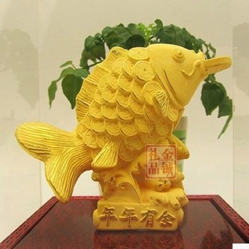 [協貿國際]   金錢魚年年有餘魚擺件