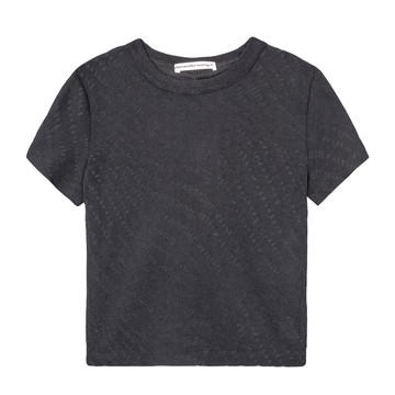 alexanderwang Logo裝飾提花短袖嬰兒 t 恤