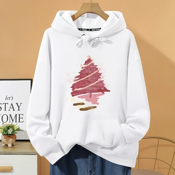 聖誕節 節日衣服 連帽衛衣 帽T 寬鬆大尺碼 男女同款 百搭款