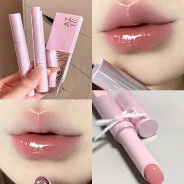 PINKCAT✨現貨 AZTK 菁之雪吻唇凍 不沾杯成膜 鏡面水光嘟嘟唇 固體唇釉 遮蓋唇色 遮瑕乳 提亮淚溝遮蓋黑眼圈