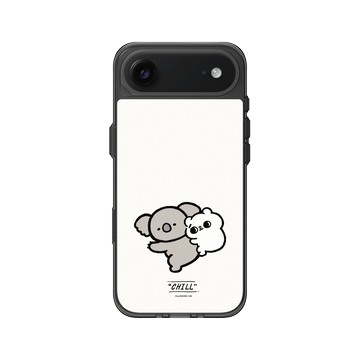 iPhone Air Clear (相機按鈕) 酷墨灰 - 爽爽貓 Song Song Meow by SECOND - 爽爽貓與無尾熊