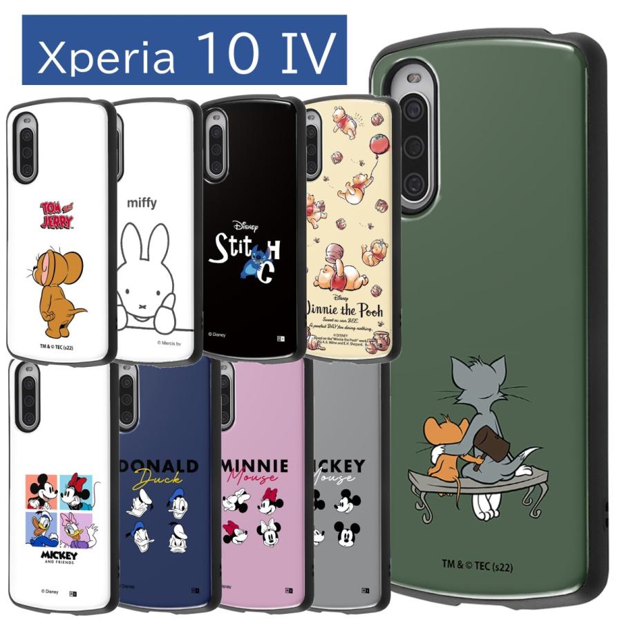 Xperia 10 IV ケース ディズニー トムとジェリー ミッフィー 耐衝撃 カバー SO-52C SOG07 エクスペリア 10 IV  キャラクター ケース 通販 LINEポイント最大0.5%GET LINEショッピング