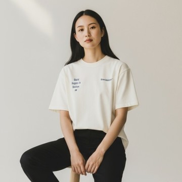 NEW BALANCE 短T SDS 米白 LOGO 涼感 短袖 上衣 女 NEF29772IV