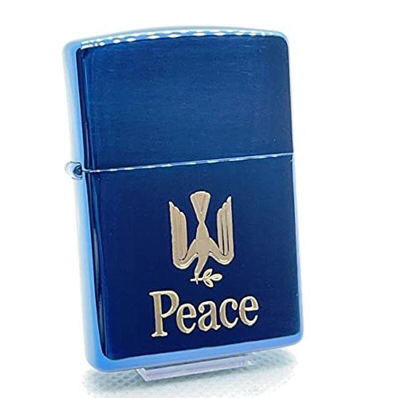 zippo Peace ブルーチタン 懸賞商品 1995年製造