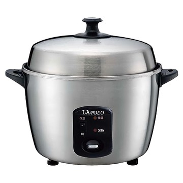 LA POLO 藍普諾 家庭式蒸氣電鍋 11人份 - #304 (18-8) 不鏽鋼中鍋 節能省電  LAN5-2216