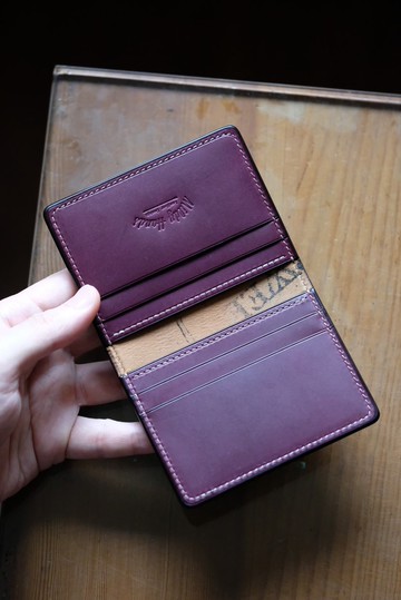 MILDY HANDS - Card Wallet B01 馬臀皮 Horween shell cordovan