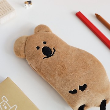🇰🇷 韓國KKOBA 現貨 DINOTAENG 短尾袋鼠 筆袋 Happy Quokka Pencil 造型鉛筆盒