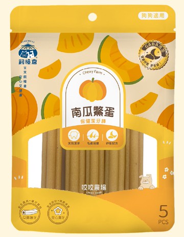 【拼圖貓】飼糧倉 - 【狗狗潔牙】保健潔牙棒｜南瓜鱉蛋｜毛膚保健 H010-1 (2027/07)