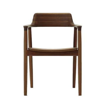 Hiroshima Low 廣島扶手椅（胡桃木）