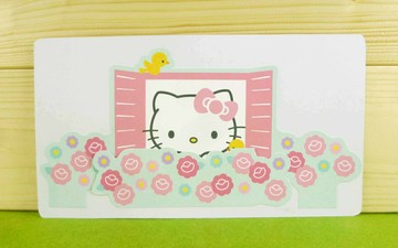 【震撼精品百貨】Hello Kitty 凱蒂貓 卡片-花(M) 震撼日式精品百貨