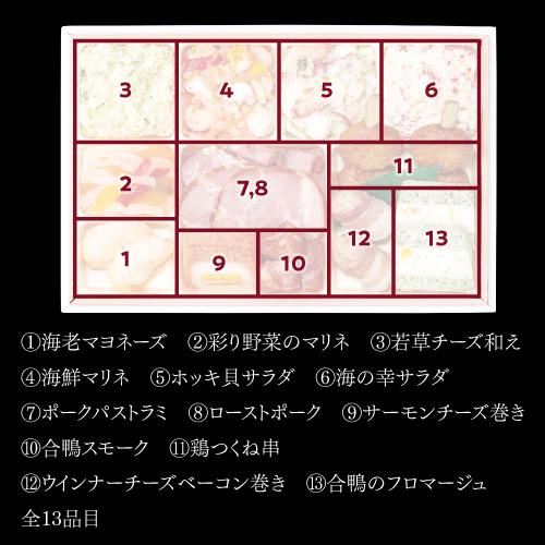  玉清 生おせち 和洋中三段重「吉祥」 3〜5人前 41品目 冷蔵  12月31日お届け 玉清 (産直) お歳暮 御歳暮 クリスマス ギフト