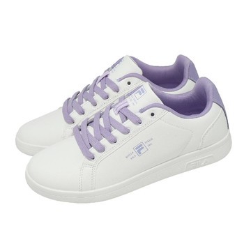 Fila 休閒鞋 Bianco 女鞋 白 紫 小白鞋 百搭 5C336A199