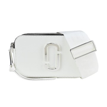 MARC JACOBS SNAPSHOT DTM 防刮雙層斜背/相機包-銀白 _廠商直送