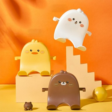 [Hare.D]現貨 卡通吹風機架 小黃鴨 吹風掛架 浴室免打孔 壁掛 吹風機 置物架