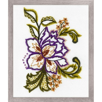 1687 - RIOLIS 刺繡材料包 - 花朵素描