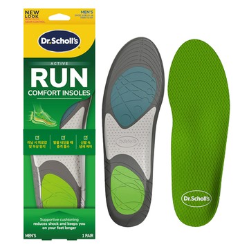 Dr. Scholl's 爽健 男性跑步舒適鞋墊組  260~320mm  1組