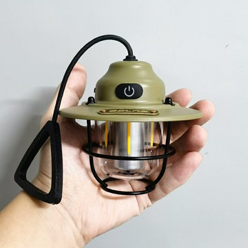 迷你露營燈超長續航天幕氛圍燈復古野營照明燈戶外帳篷掛燈松果燈「限時特惠」
