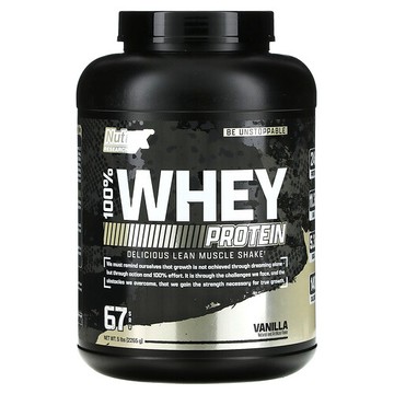 Nutrex Research, 全乳清蛋白，香草味，5 磅（2265 克）