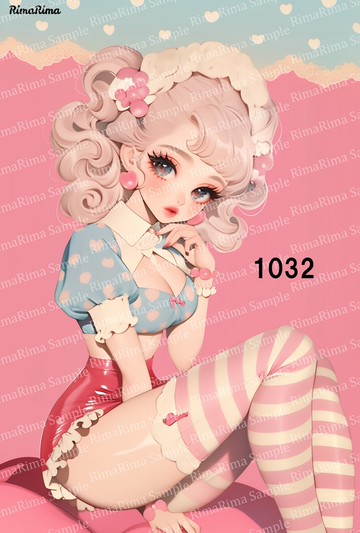 1032 原創貼紙 原創人物貼紙 貼紙 標籤 りまりま RimaRima