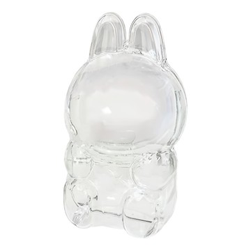 LABUBU 坐坐派對 坐姿收納盒 PC高透材質  15.5 x 9.2cm  1個