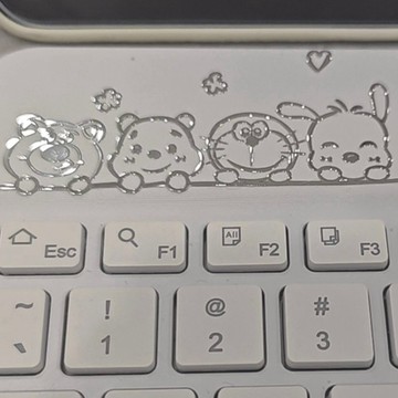 ✨桃園出貨✨高顏值卡通總動員3D立體筆記本鏤空金屬貼紙手機平板電腦裝飾貼畫