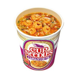 送料無料 （まとめ）日清食品 カップ ヌードルトムヤムクンヌードル 75g 1ケース（12食）〔×4セット〕〔代引不可〕 |b04