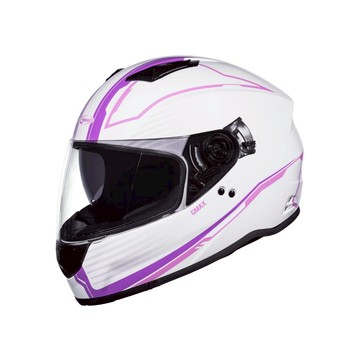 【SOL Helmets】GMAX FF-18全罩式安全帽 (歐若拉_白/紫粉)
