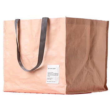 Damda 環保購物袋 - 粉色 PINK 尺寸38x33x33 公分  1個