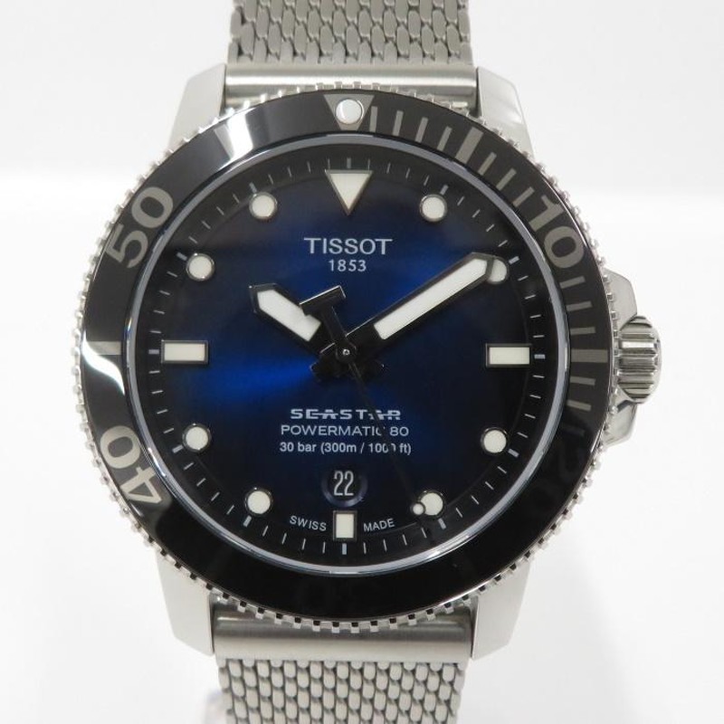 TISSOT 腕時計 Tスポーツ シースター1000 自動巻き SS