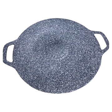 韓式麥飯石不沾烤盤 鋁合金材質 圓形  36cm  1個