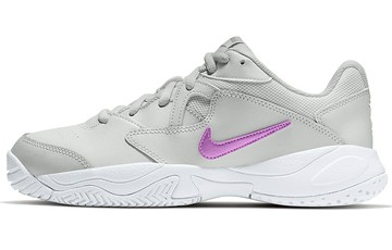 WMNS NIKE HARD COURT LITE 2 SHOES GREY/WHITE/PURPLE