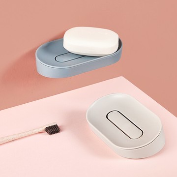 肥皂香皂盒架吸盤墻壁掛式學生宿舍瀝水衛生間創意個性可愛免打孔