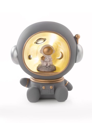 太空宇航員小夜燈創意北歐風ins桌面擺件七夕節男孩女孩生日禮物