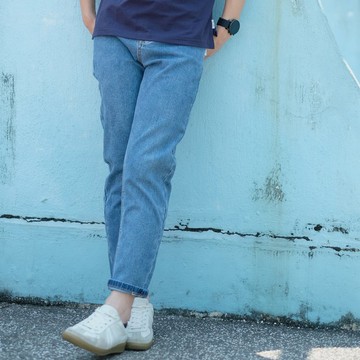 Tapered Cropped Denim 修腳牛仔褲/中性/簡約/情侶服/九分褲