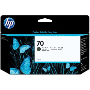 HP 惠普 No.70 消光黑 130 ml 墨水匣 C9448A 適用 DesignJet Z2100/Z3100/Z3200/Z5200