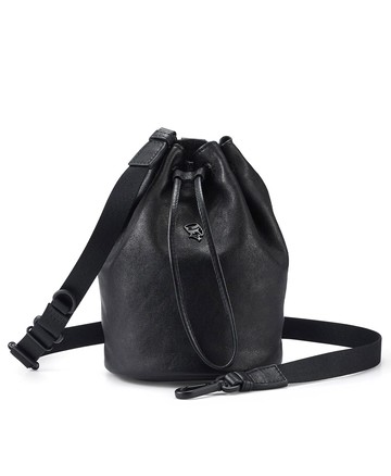 【PORTER INTERNATIONAL】PICO 真皮水桶包11887-00401(黑色)