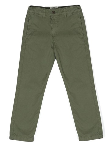Hartford Kids - Tucson straight-leg trousers - kids - Cotton - 12 yrs - Green
