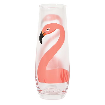 Now Designs 香檳杯 紅鶴  250ml  1個