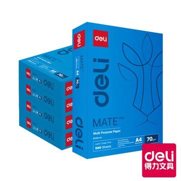 Deli 得力 多功能影印紙MATE Copy/A4/70g/500張/5包/箱