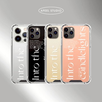 【APIOU】燭光鏡面 iPhone 防摔保護手機殼14/13/12/11/X/7/8/SE/SE2 台灣出貨 現貨原創