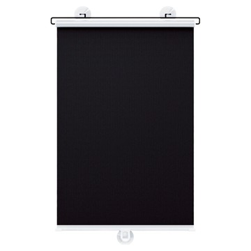 全遮光自動伸縮遮陽簾  中(50 x 125cm)  銀色