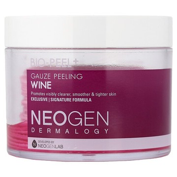 Neogen, Dermalogy，生物去角質 + 高階護理，紗布去角質，葡萄酒，30 個，6.76 液量盎司（200 毫升）