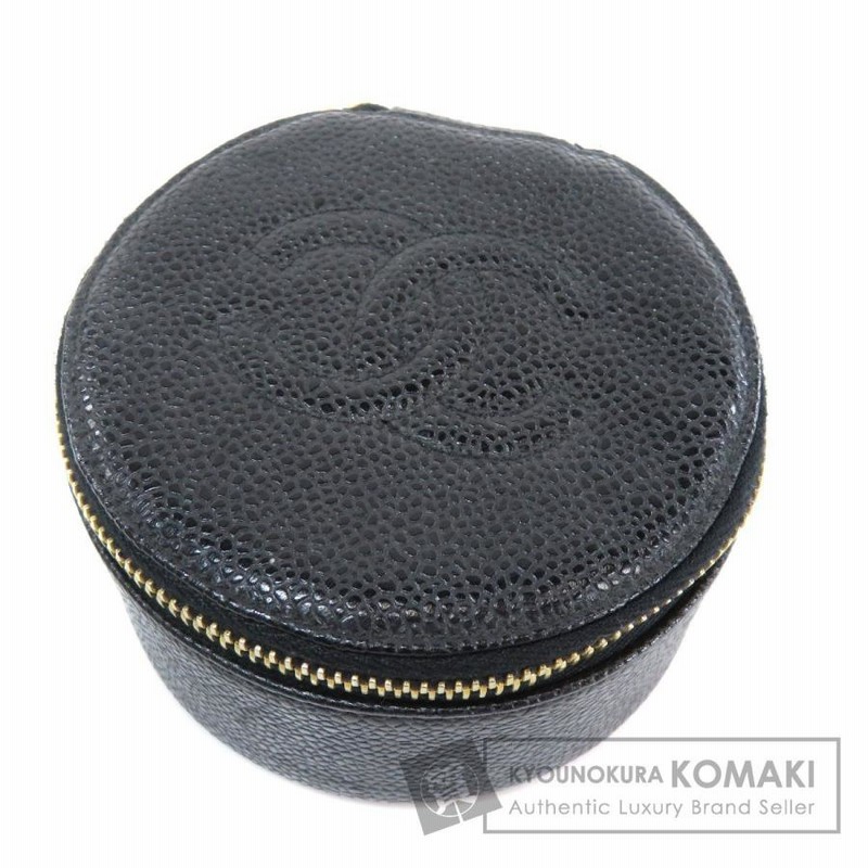 シャネル CHANEL ジュエリーケース アクセサリーポーチキャビア