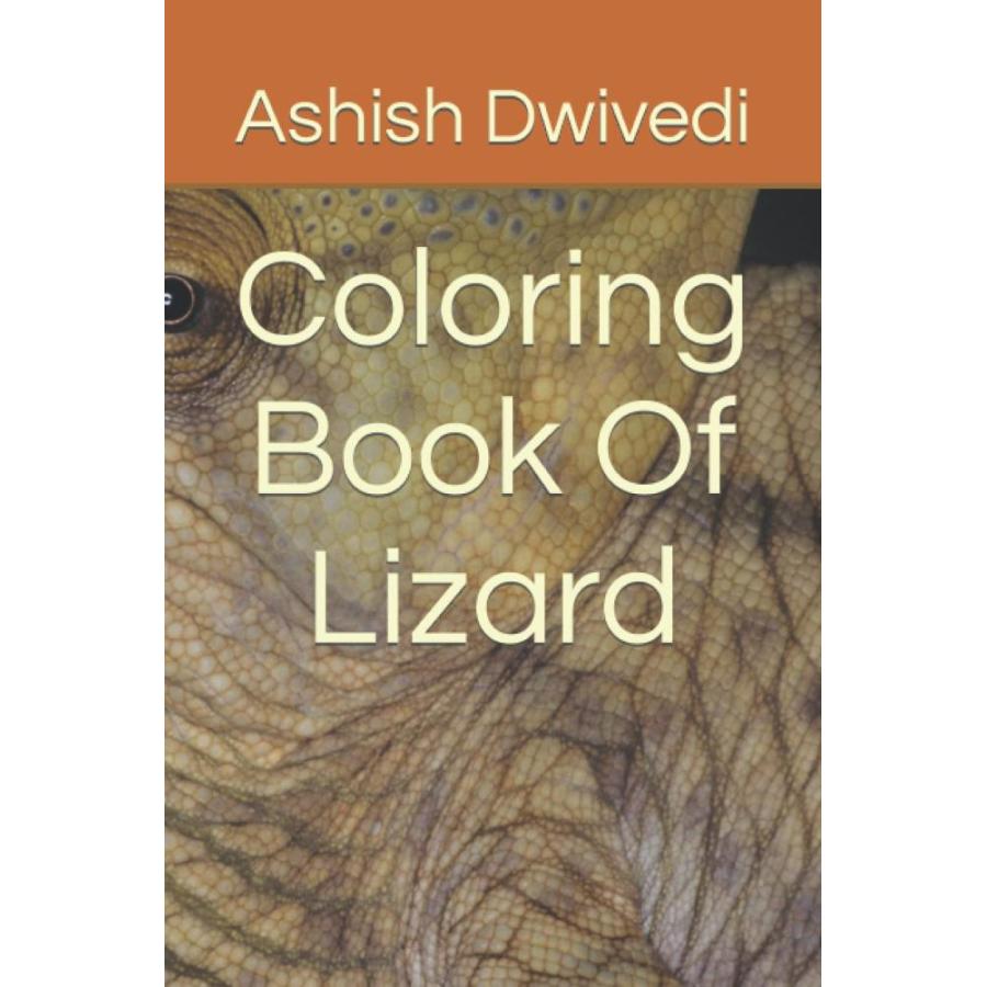 Coloring Book Of Lizard