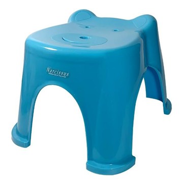 Narcissus QQ小熊椅 塑膠椅 椅凳 大(38 x 38 x 30cm) 藍色  1個